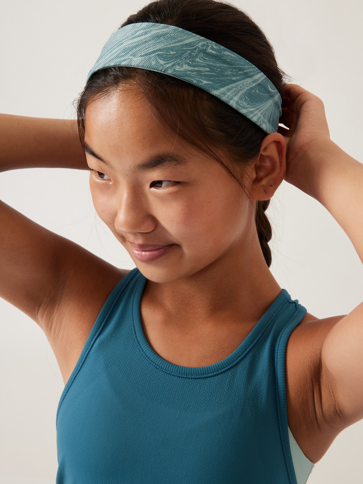Athleta Girl Take On The Universe Headband green. 1