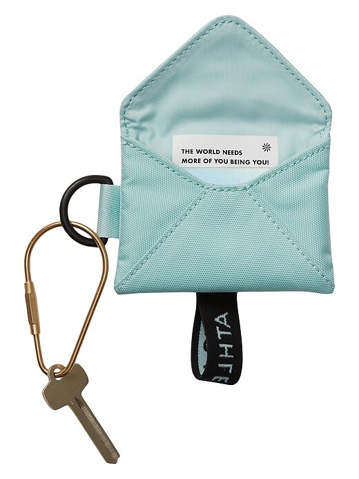 View large product image 2 of 2. Athleta Girl Card Case Keychain