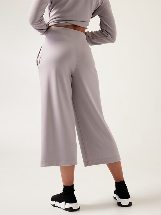 Soft Surroundings Pants  Womens Sidnei Wide Leg Crop Pants • Bouche B