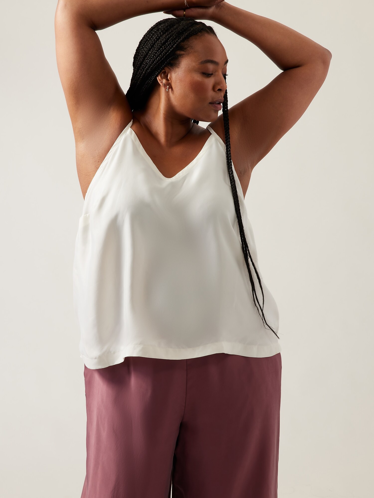 Cooling Thin Starp Cami Top (With Padding) - AIR SPACE