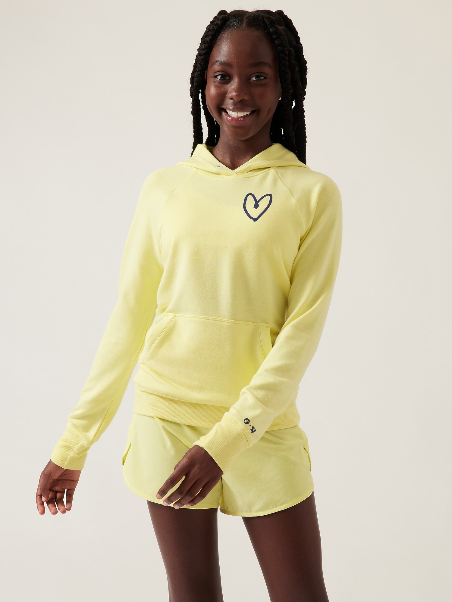 Athleta SB In Your Element Hoodie yellow. 1