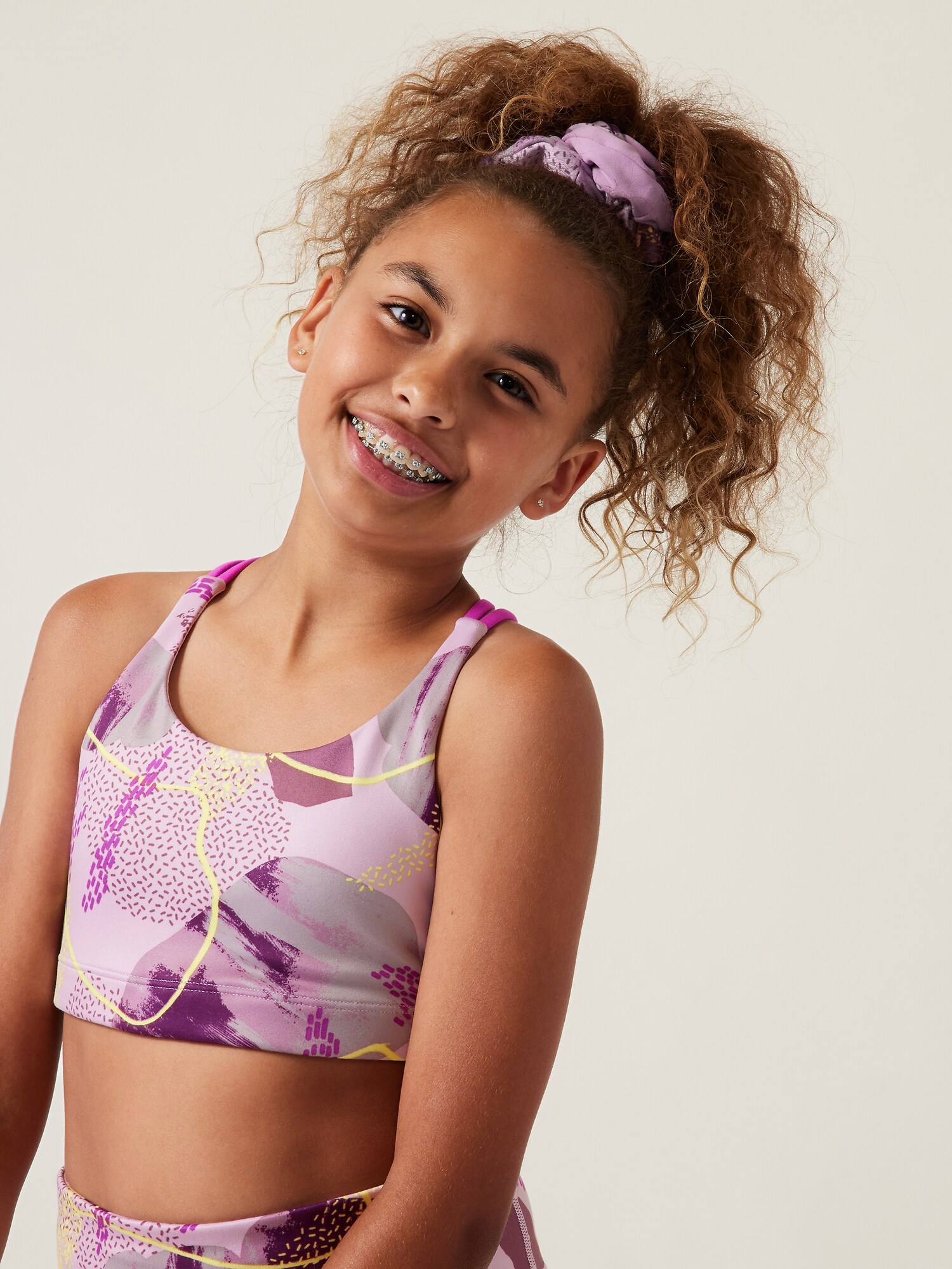 Athleta Girl Scrunchie 2-Pack purple. 1