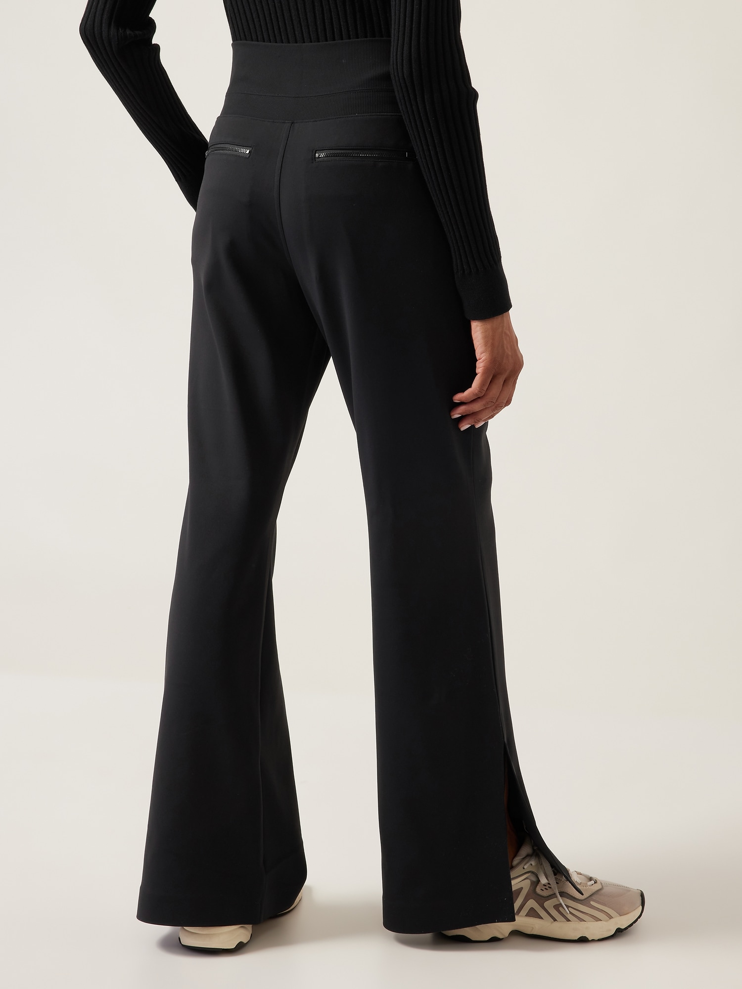 Plus Bubble Textured Flared Pants