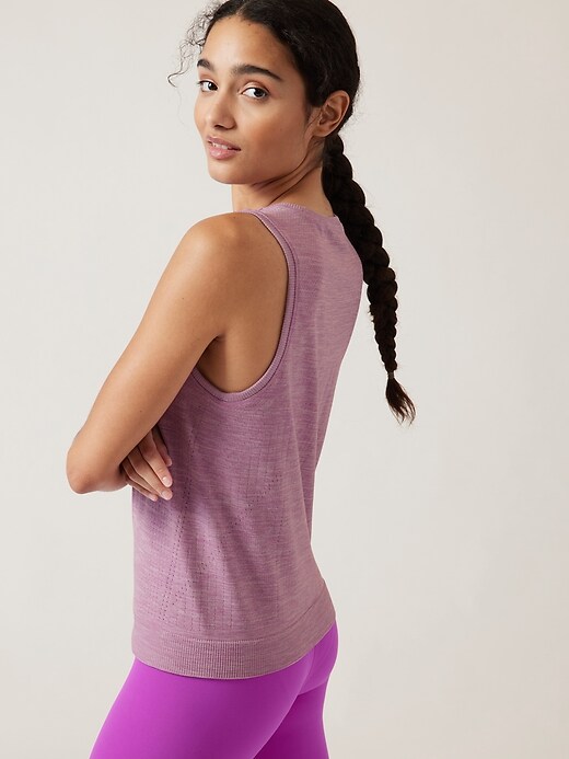 Image number 4 showing, In Motion Seamless Heather Tank