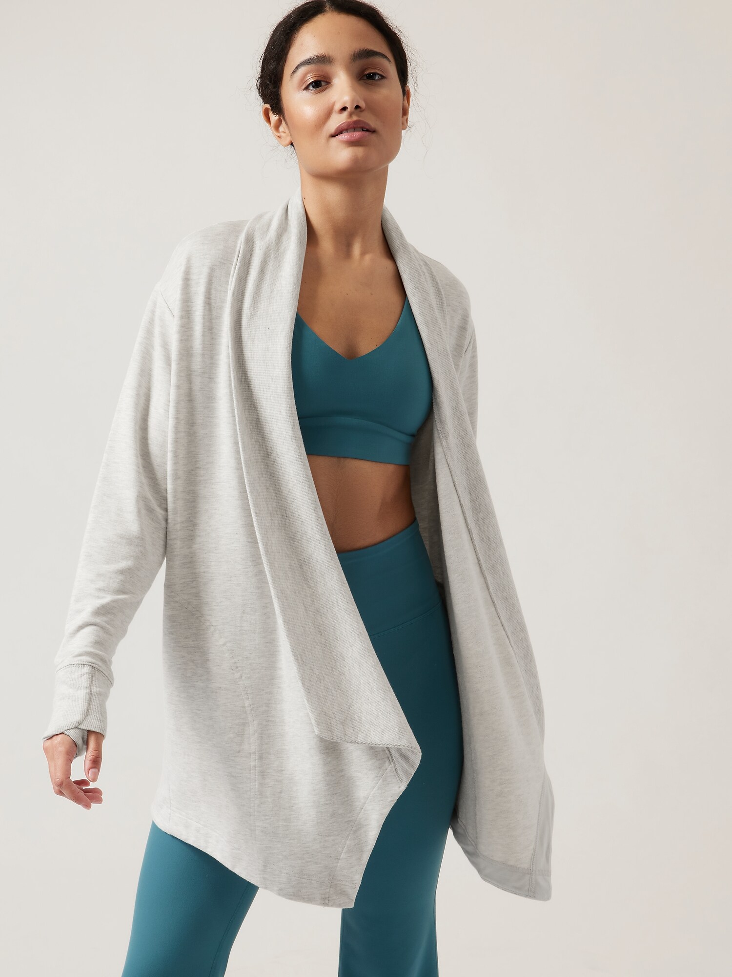 Athleta Pranayama Restore Wrap gray. 1