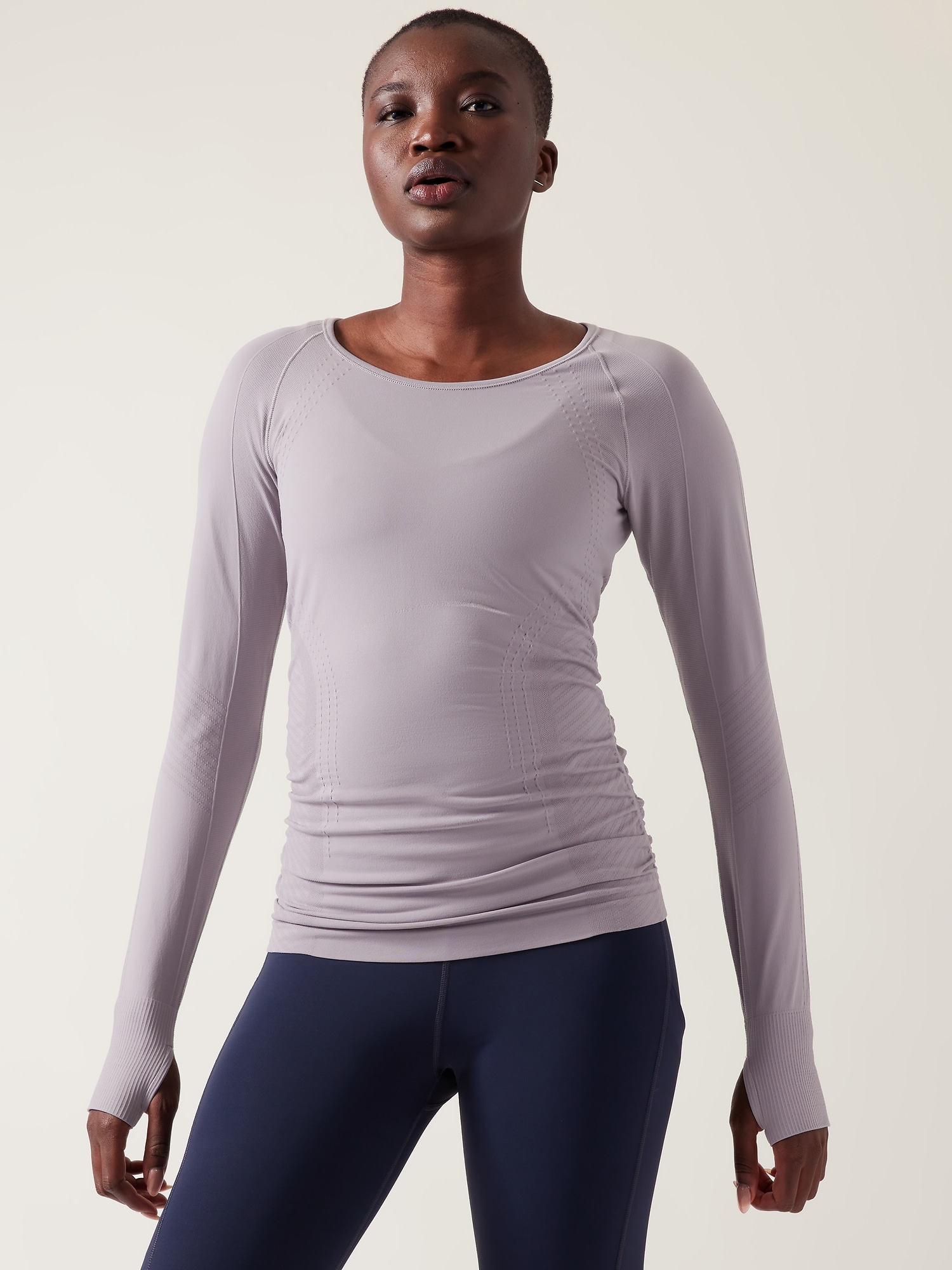 Athleta Speedlight Seamless Top purple. 1