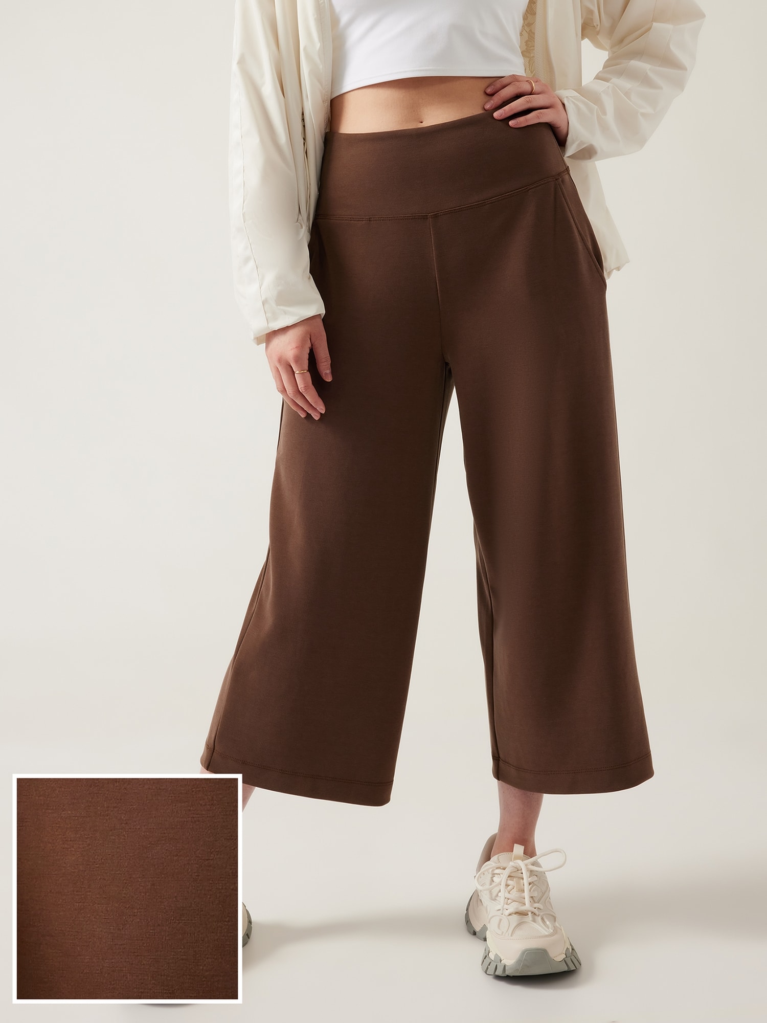 CROPPED CORETTE PANT - CAMEL - Assembly Showroom