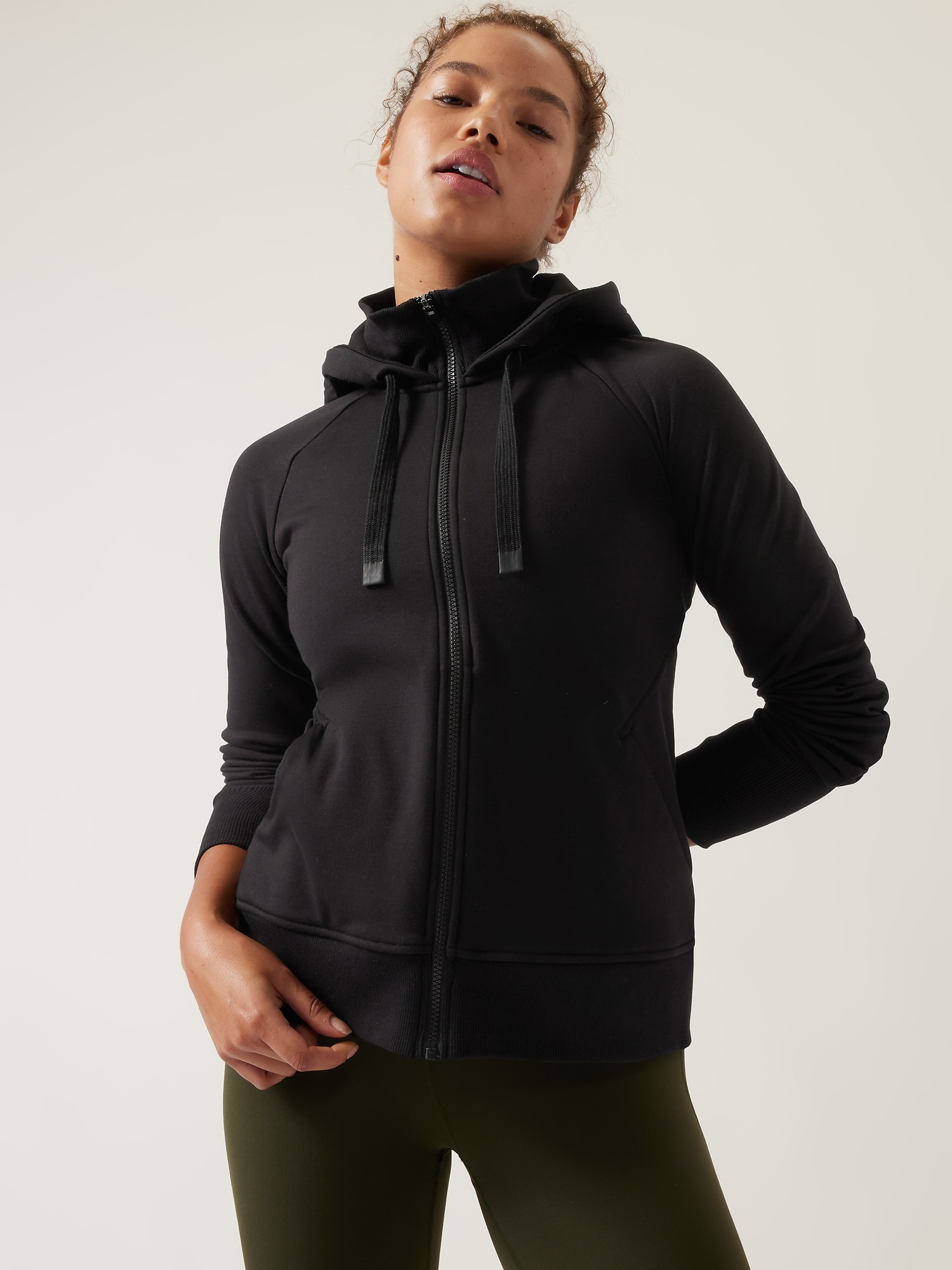 Athleta Triumph Hoodie black. 1