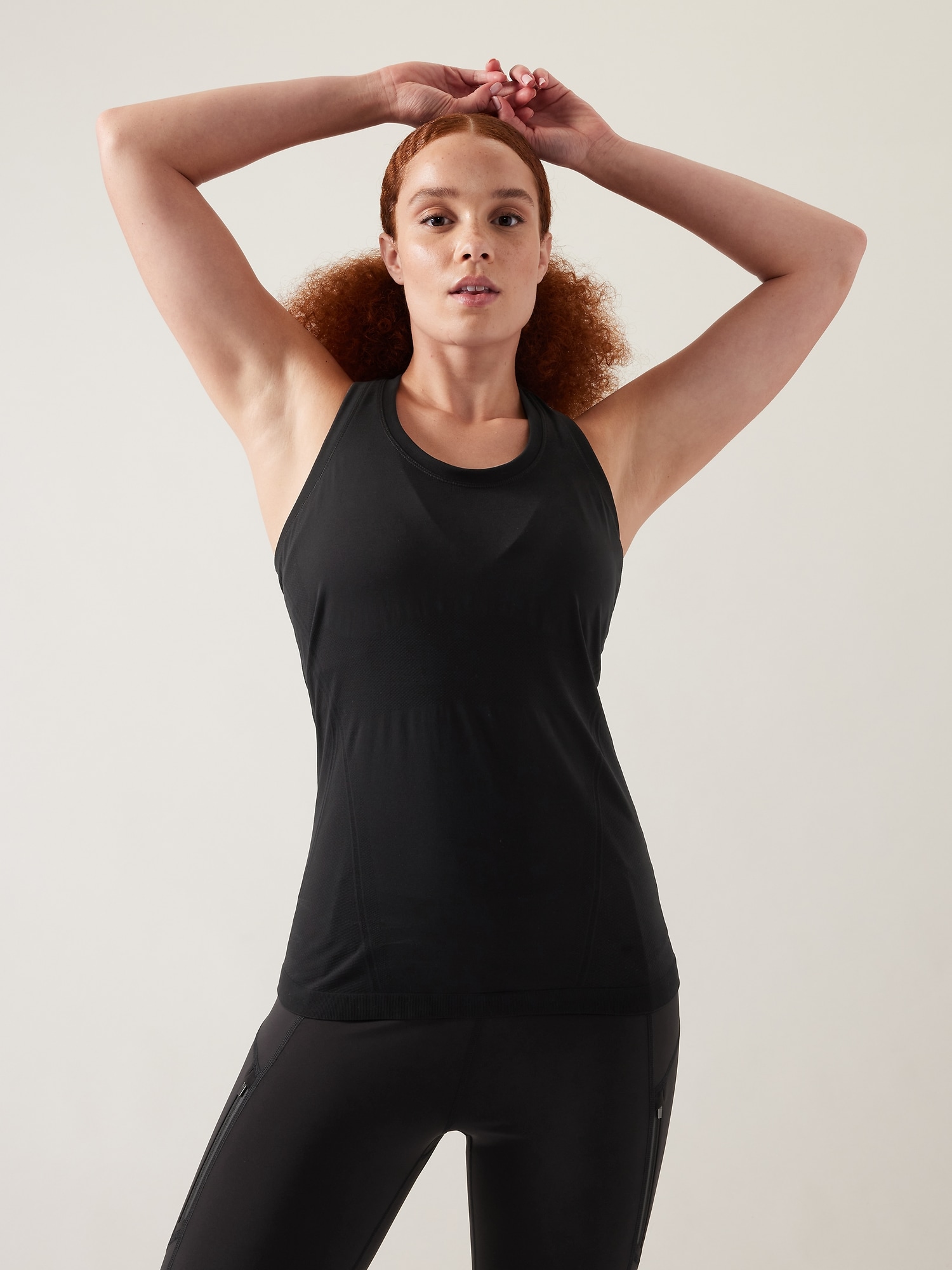 Athleta Momentum Seamless Tank black. 1