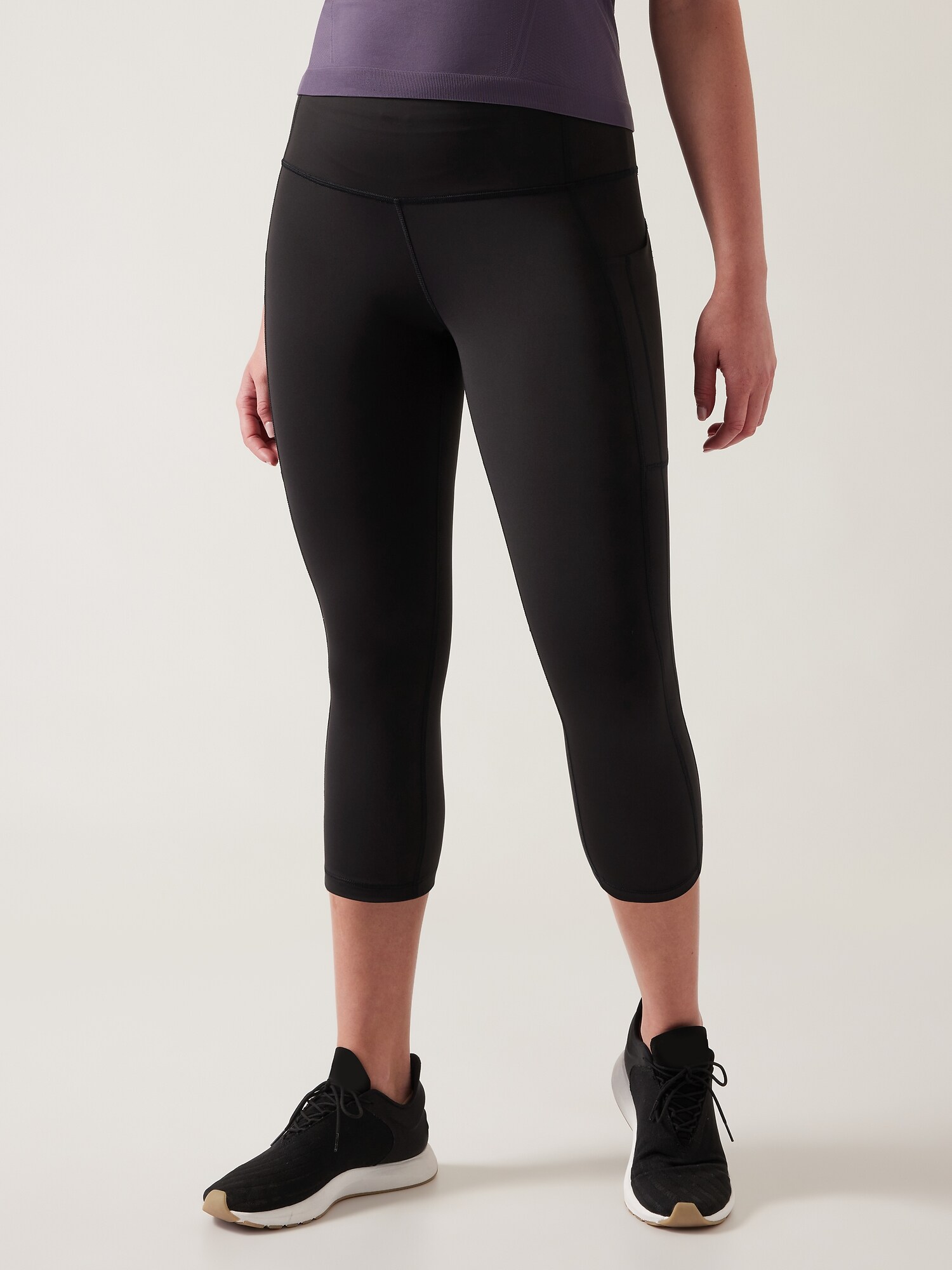 Athleta Ultimate Stash Capri black. 1