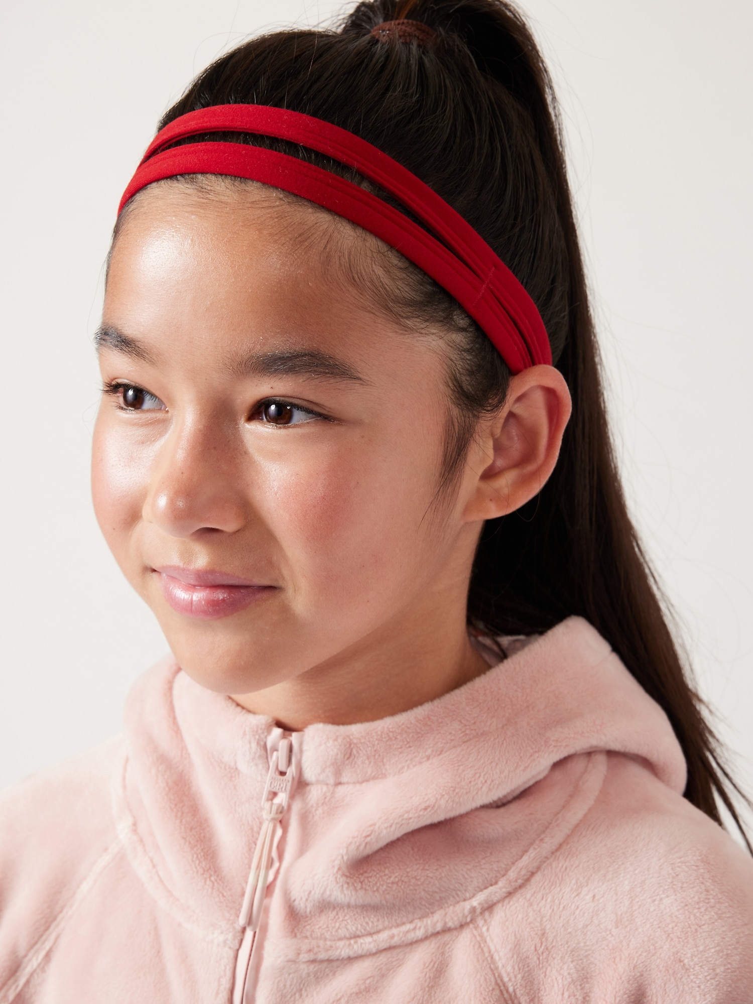 Athleta Girl Double Trouble Headband red. 1