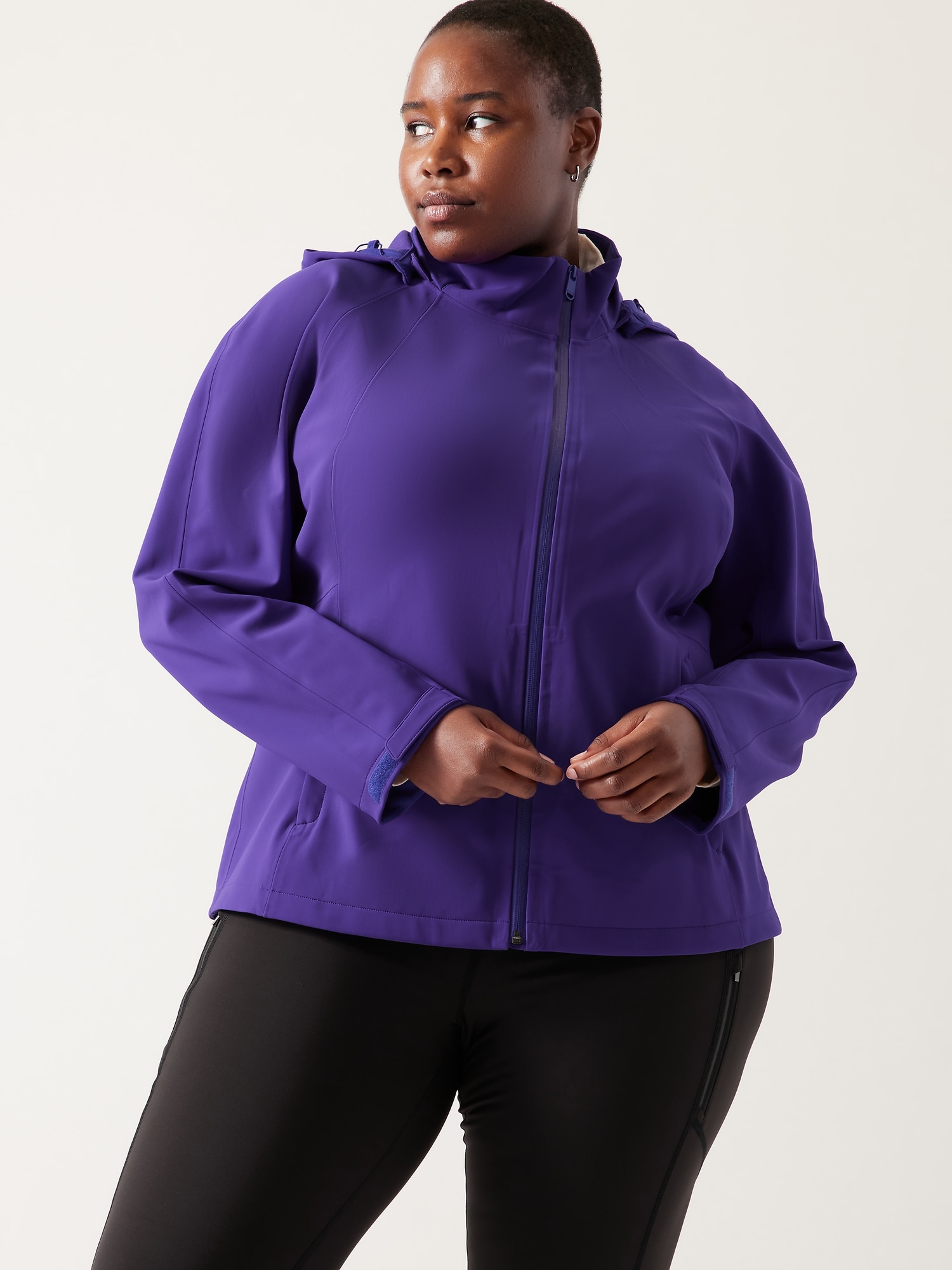 Athleta Glacier Softshell Jacket blue. 1