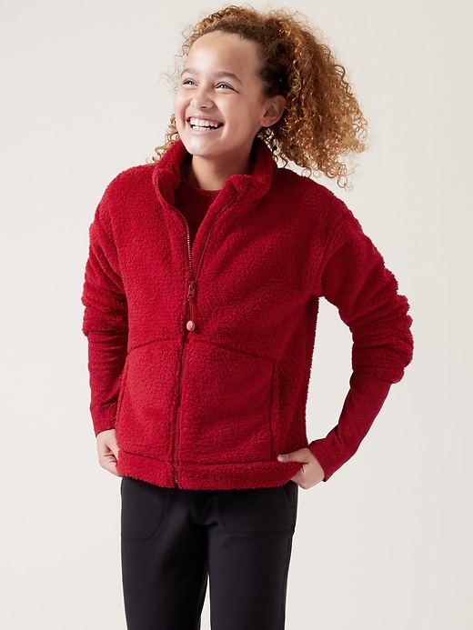 Image number 2 showing, Athleta Girl So Toasty Tugga Sherpa Jacket