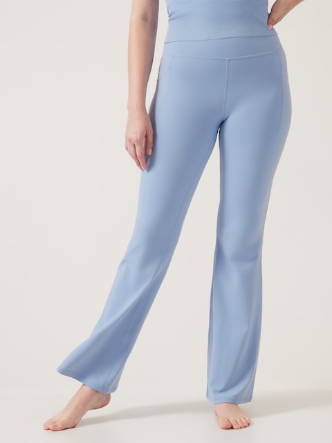 Salutation Stash High Rise Flare Pant - Heron Blue