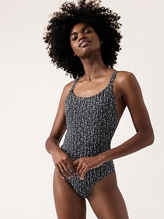 Maillot une-pièce imprimé Hermosa