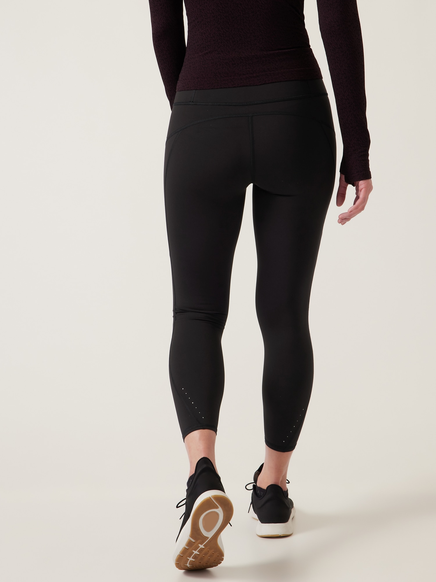 Athleta black full length leggings with side zip pockets size XS - $20 -  From Jean