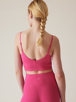 Bella Seamless Longline Bra Pink – Gymland Sportswear