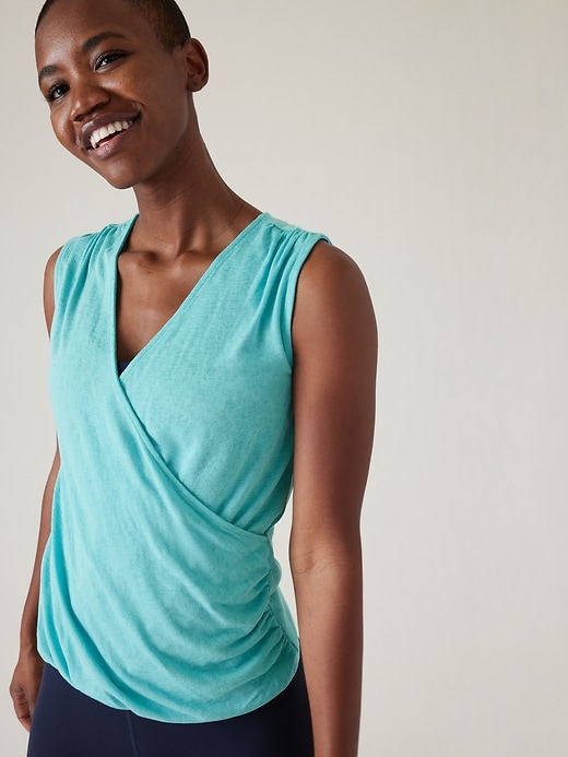 Image number 1 showing, Breezy Wrap Tank