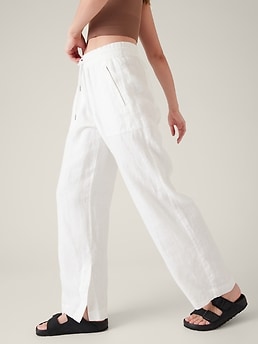 Linen wide leg pants • Compare & find best price now »