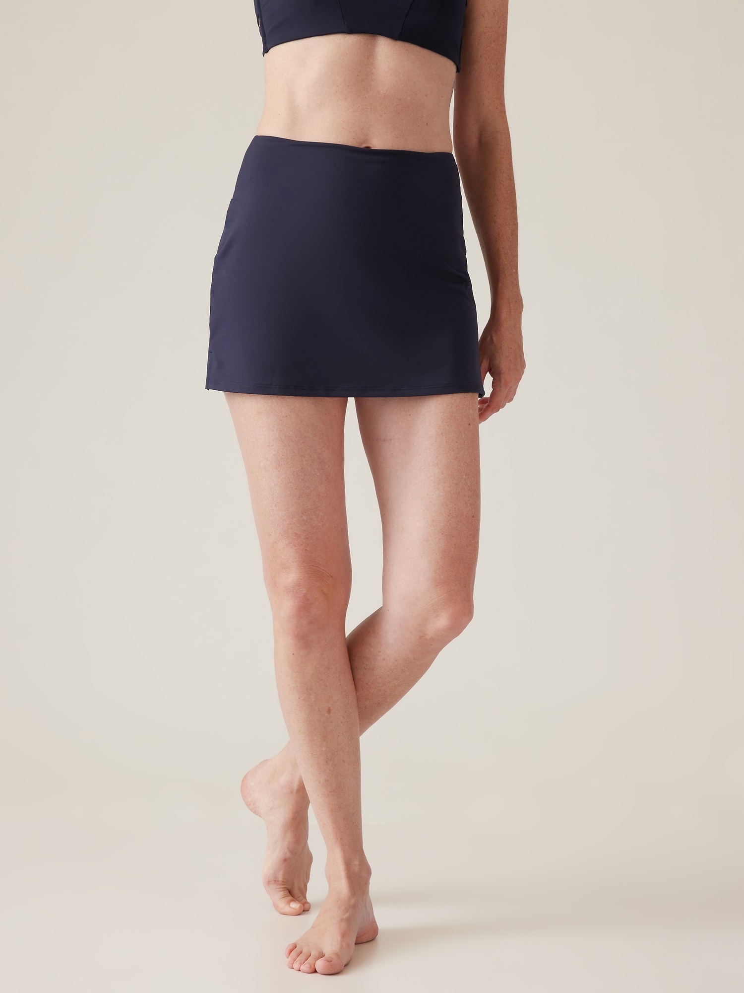 Women's Navy Classic Swim Skirt Bottom