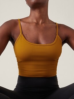 Athleta Womens Free to Breathe Cami - Flint neon orange Size M