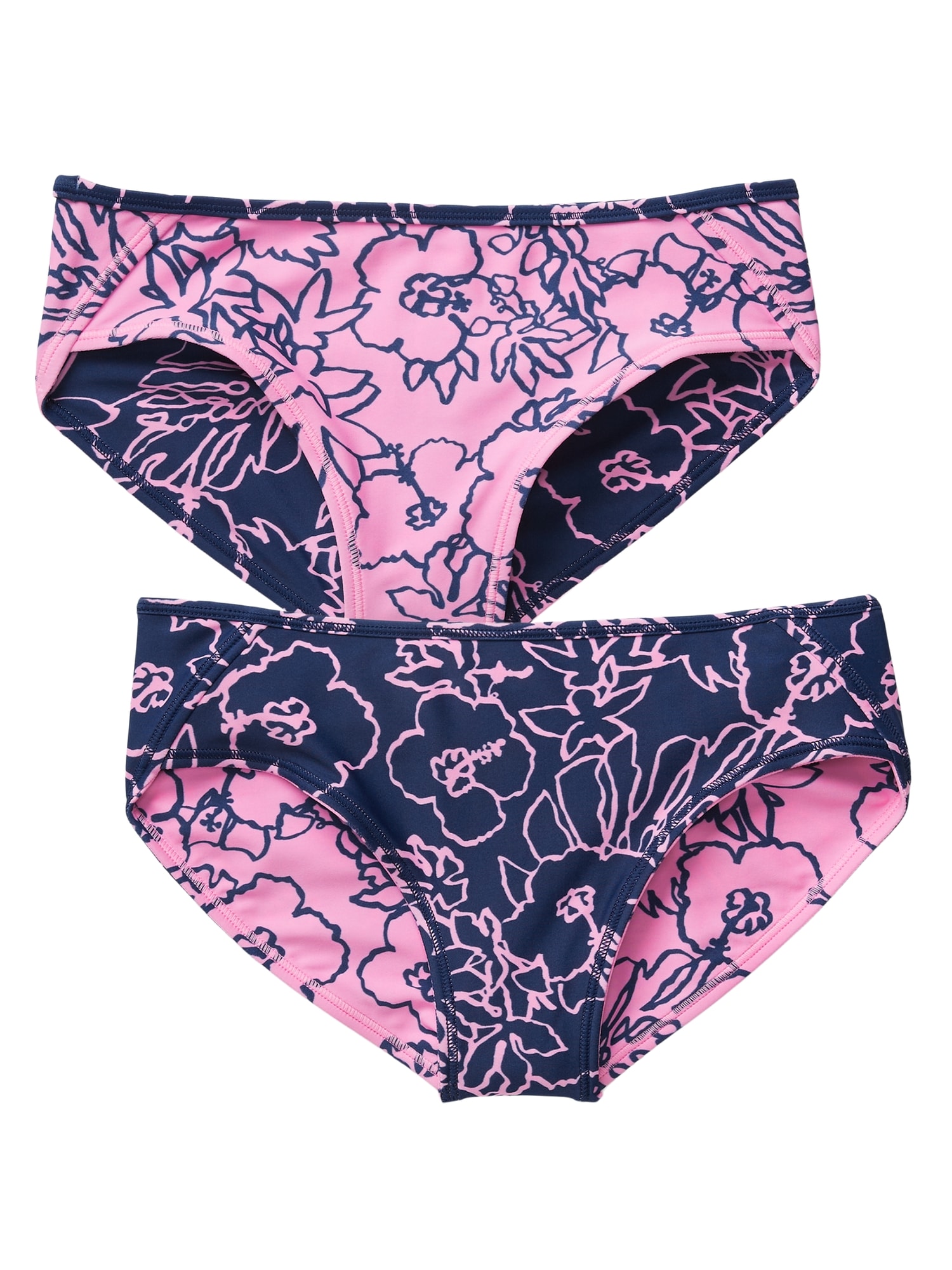 Athleta Girl Reversible Bikini Bottom pink. 1