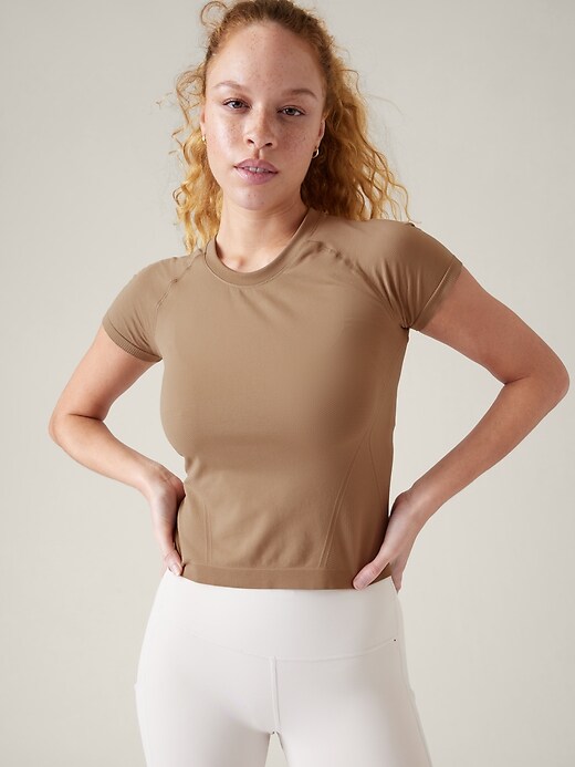 Image number 1 showing, Momentum Seamless Sport Length Tee