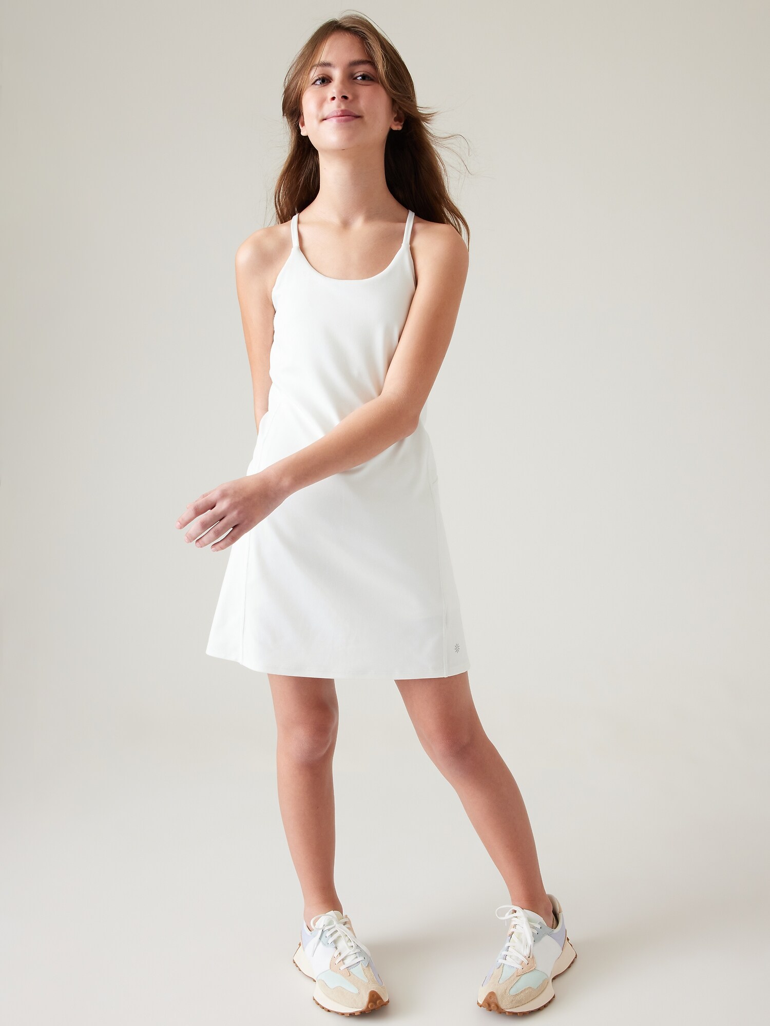 Athleta Girl Everyday Dress white. 1