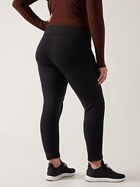 NEW ATHLETA S Altitude Tight Polartec Power Stretch Small Black Fleece Snow