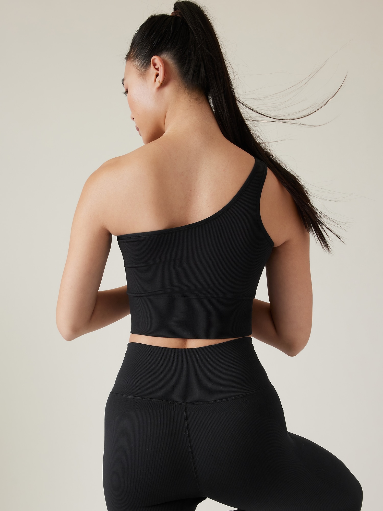 One shoulder sports bras are in, but are they practical?