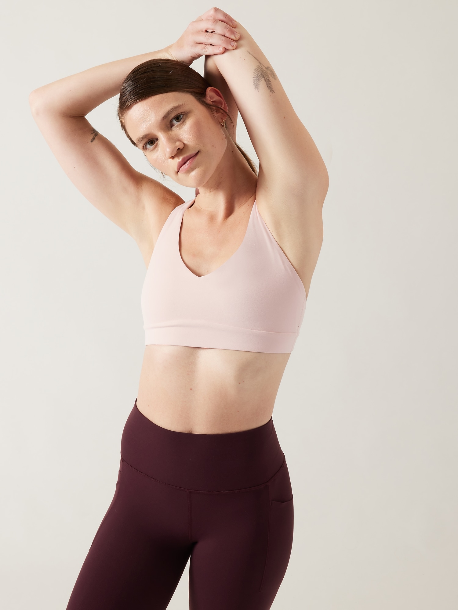 Athleta Solace Bra A-C pink. 1