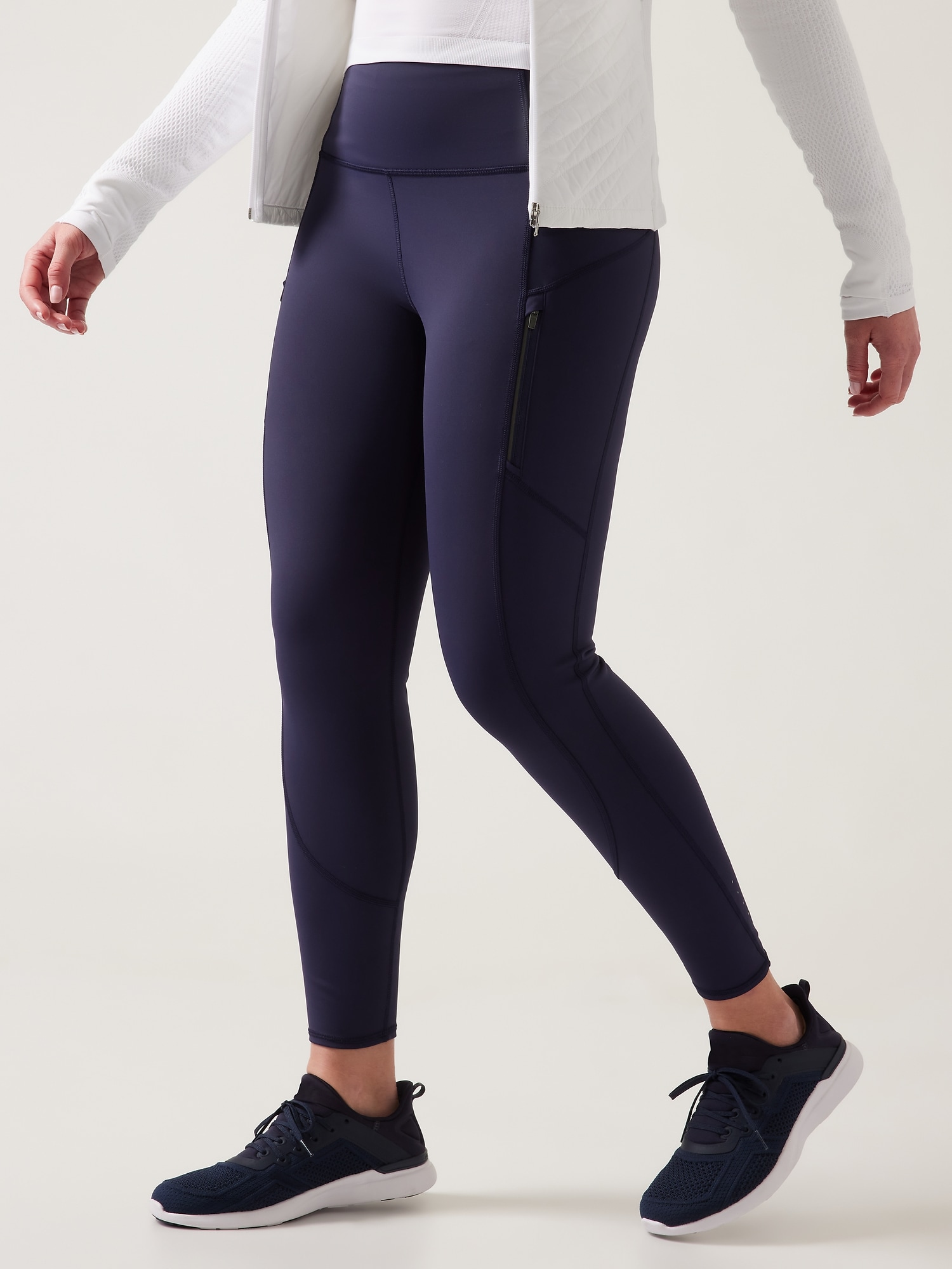 Athleta Rainier High Rise Legging blue. 1