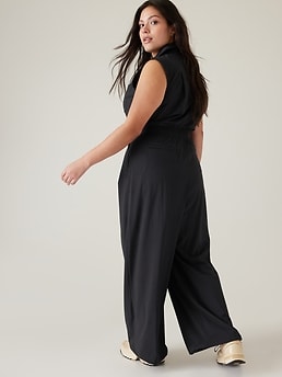 Plus size black overall on sale dress