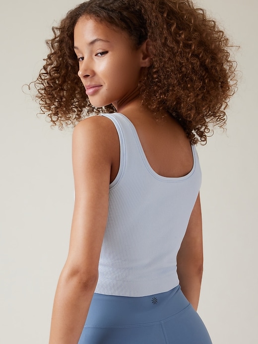 Image number 2 showing, Athleta Girl Rise Above Rib Crop Tank