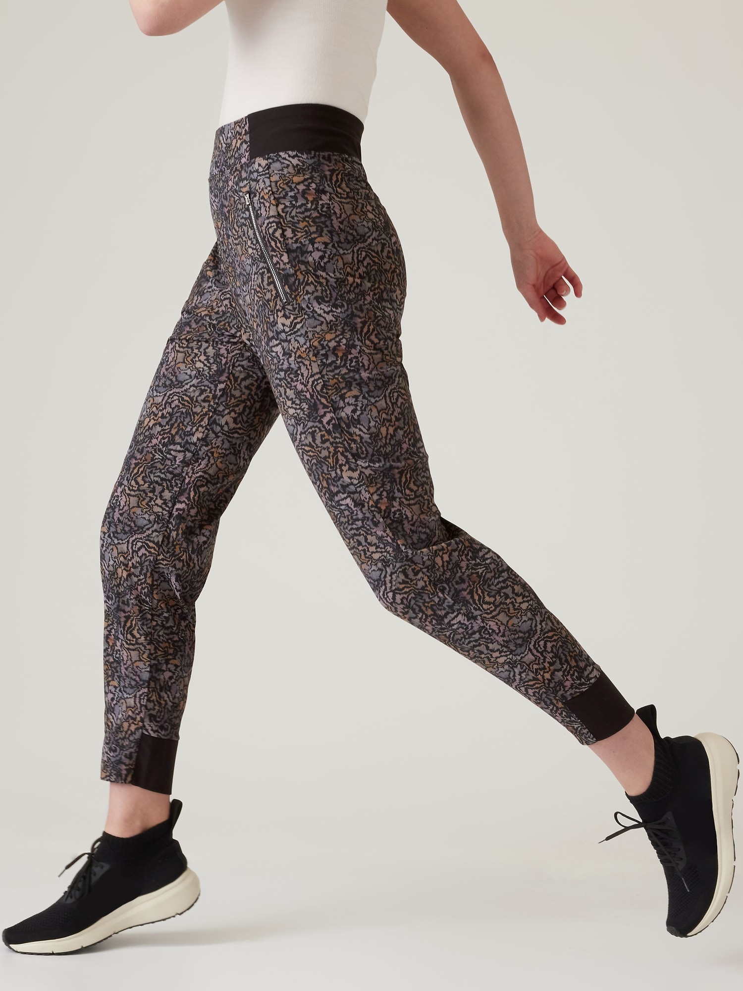 Buy JOCKEY Weft_blue Polyester Spandex Womens Activewear Track Pants