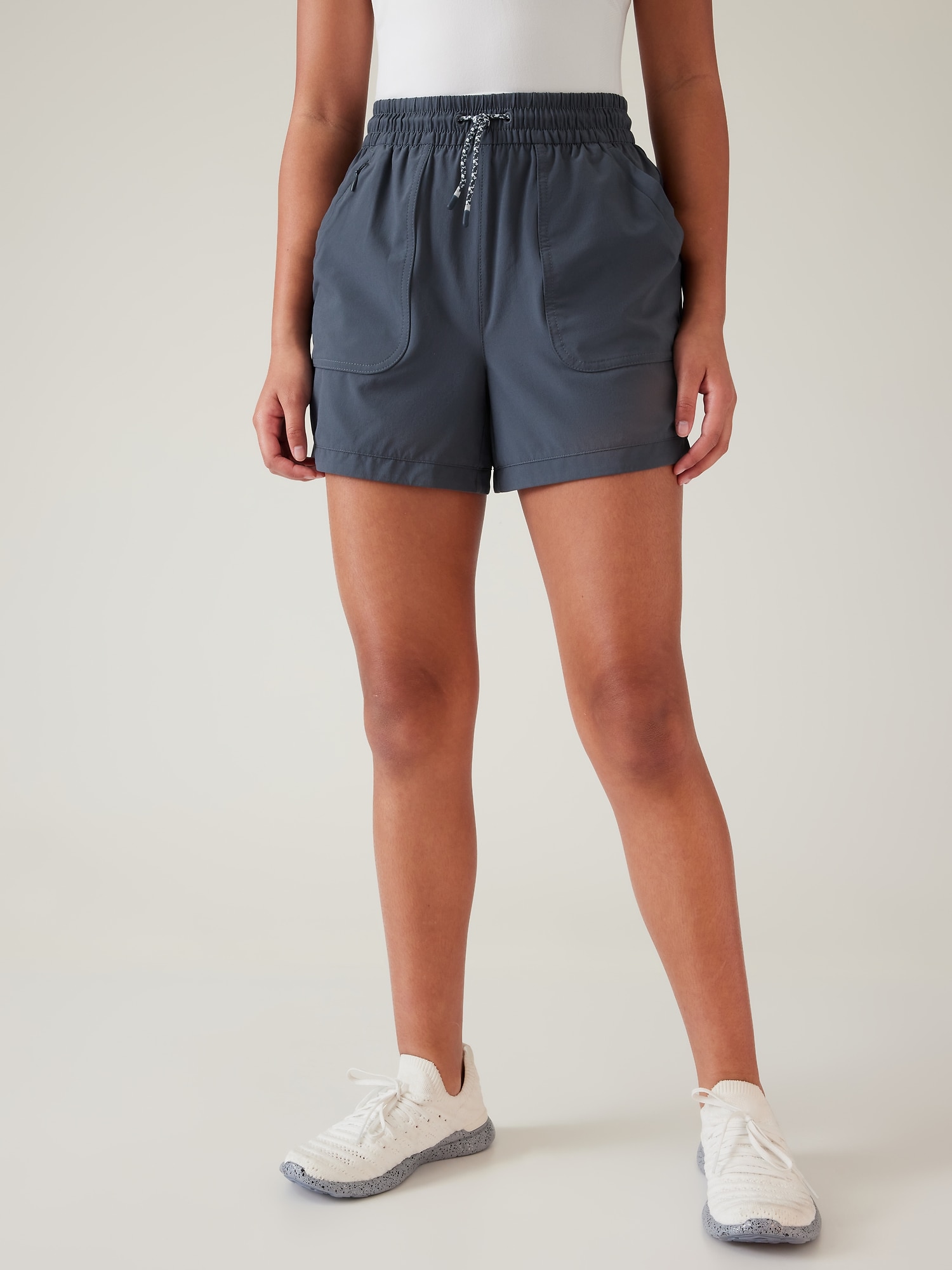 Athleta Girl Game Changer 4.5&#34 Short blue. 1