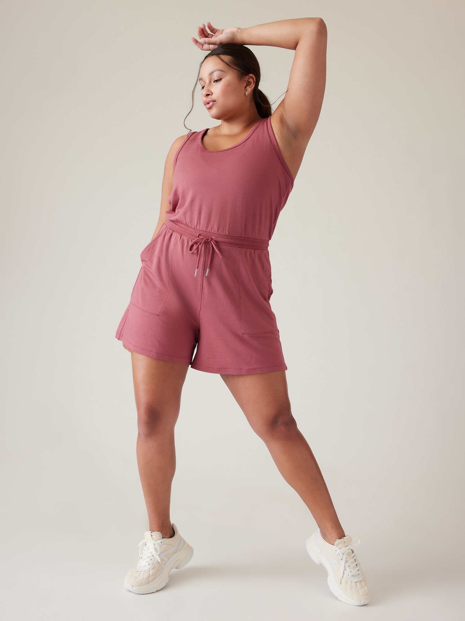 Balance Sleeveless Romper Athleta