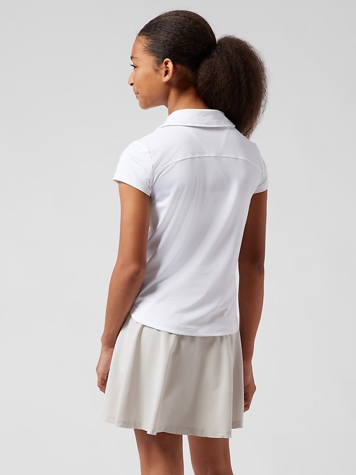 View large product image 2 of 3. Athleta Girl School Day Polo
