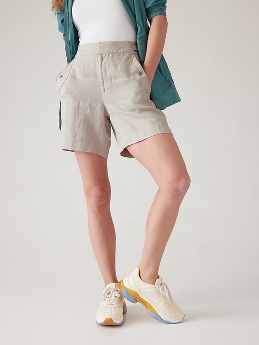 Image number 1 showing, Voyager Linen Short