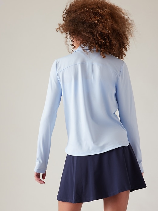 Image number 3 showing, Athleta Girl School Day Long Sleeve Polo