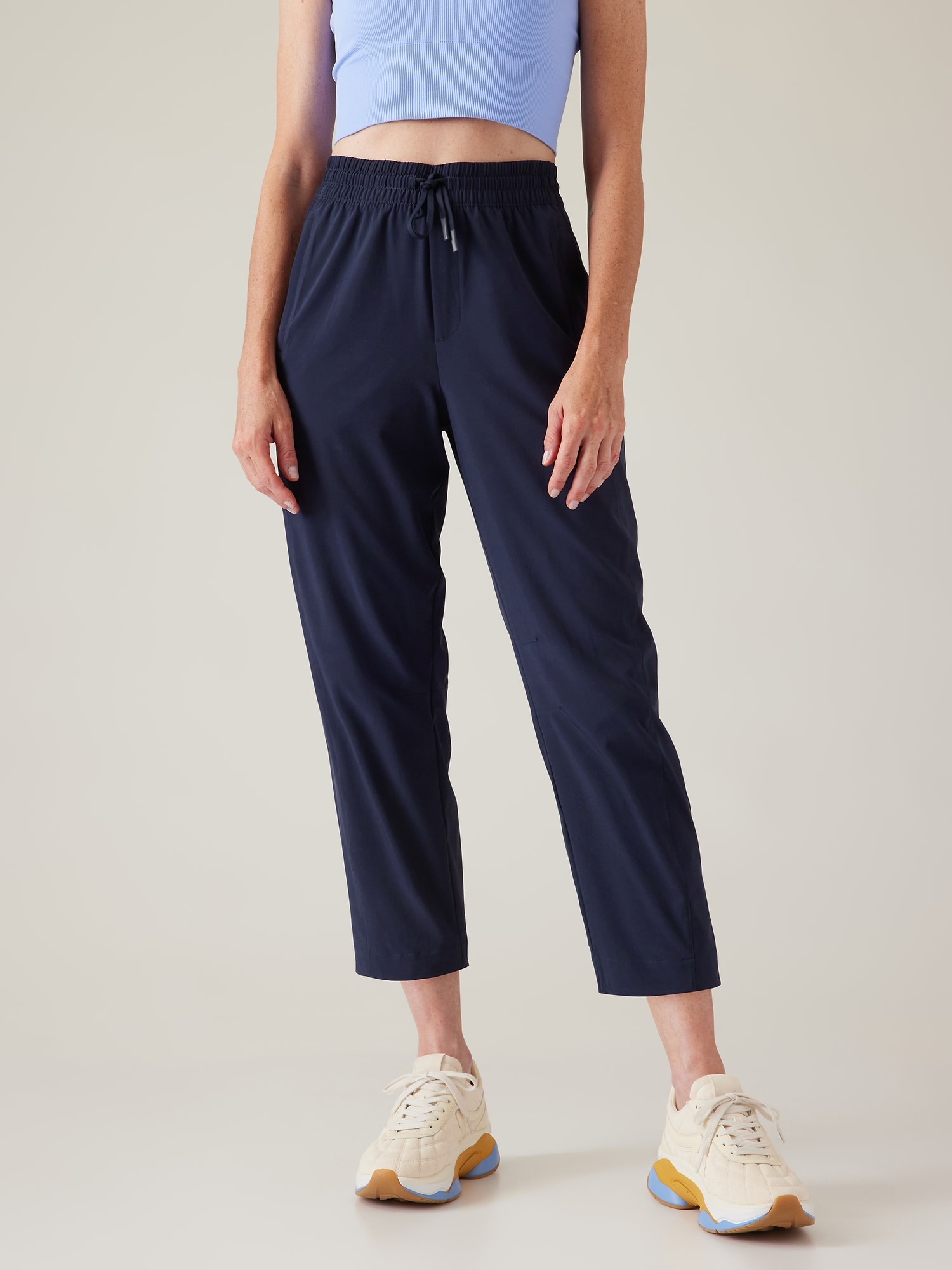 Athleta Arrival Pant blue. 1