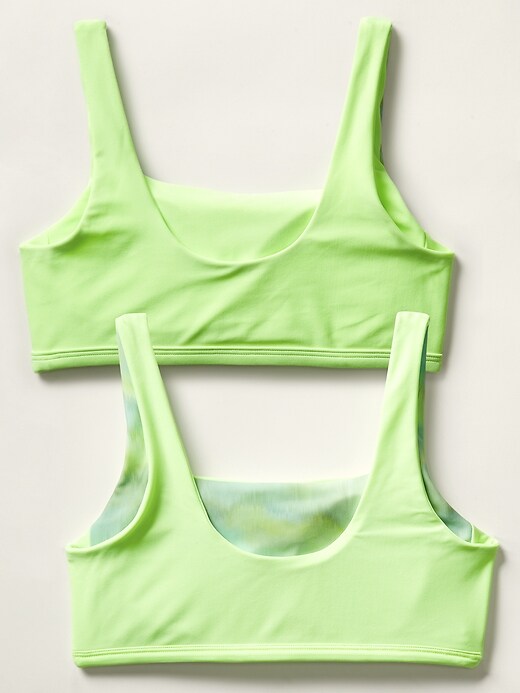 Athleta Girl Reversible Vitamin Sea Bikini Top Athleta