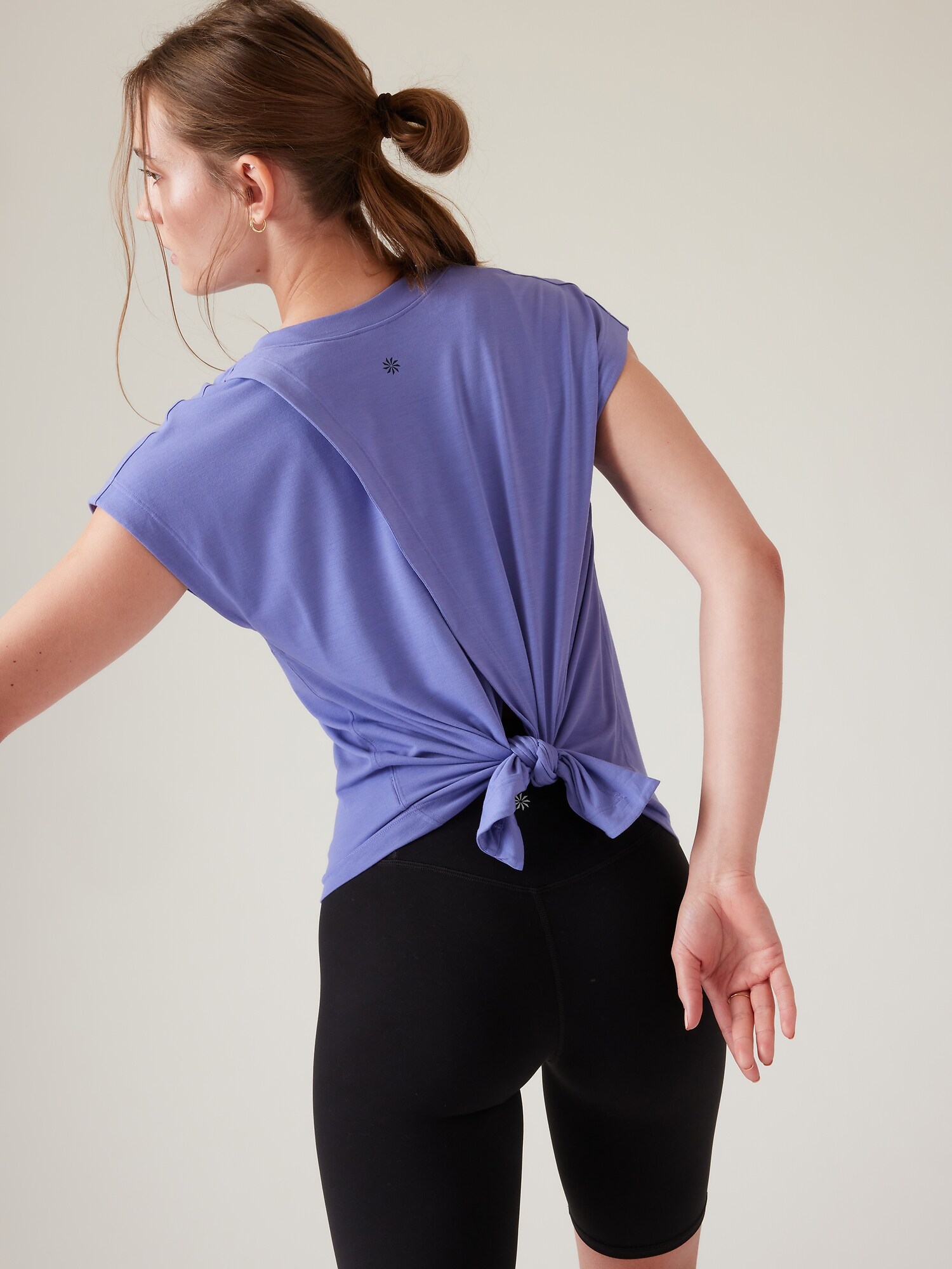 Athleta Explore Tee blue. 1