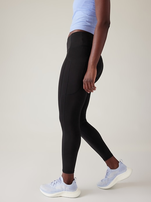 Athleta Grey, White, and Black Marble Leggings- Size XS (Inseam 26