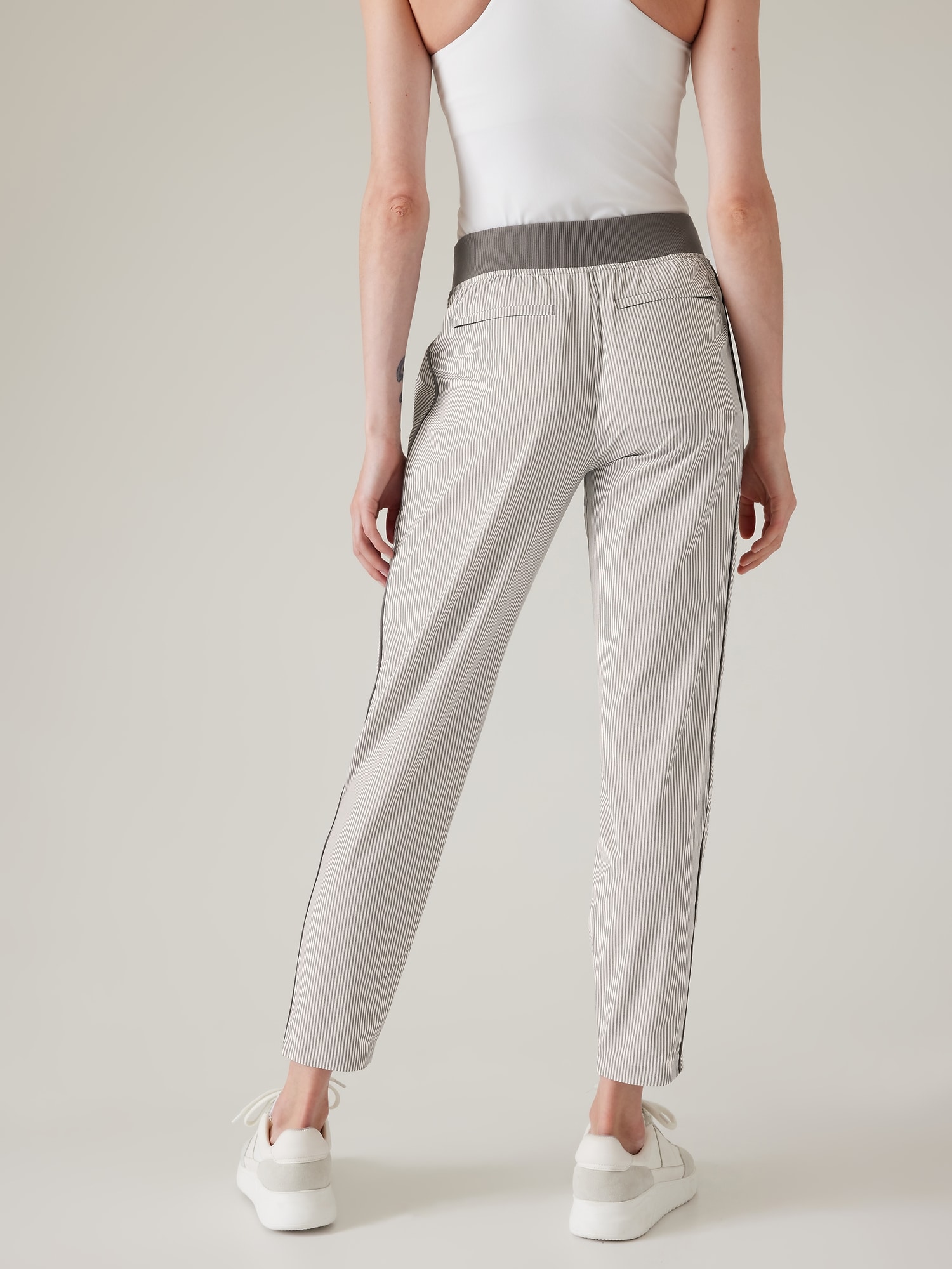 Brooklyn Ankle Pant, textile, Introducing the new Brooklyn Ankle Pant:  Recycled fabric that's lightweight, wrinkle resistant, easy to move in, and  UPF 50+. Shop now: gap.us/2nyLmCk