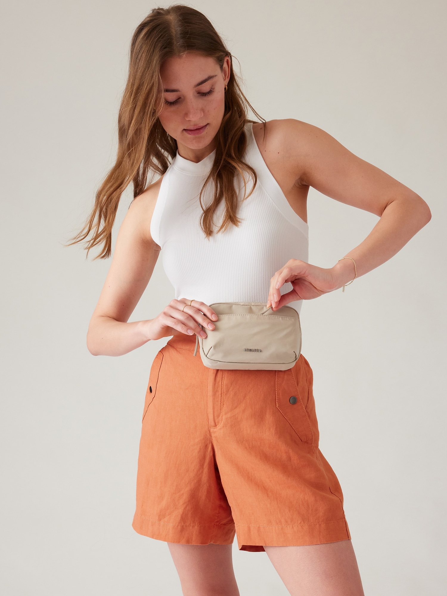 Fanny Pack in Silk Napa Leather Belt Bag Crossbody -  Canada