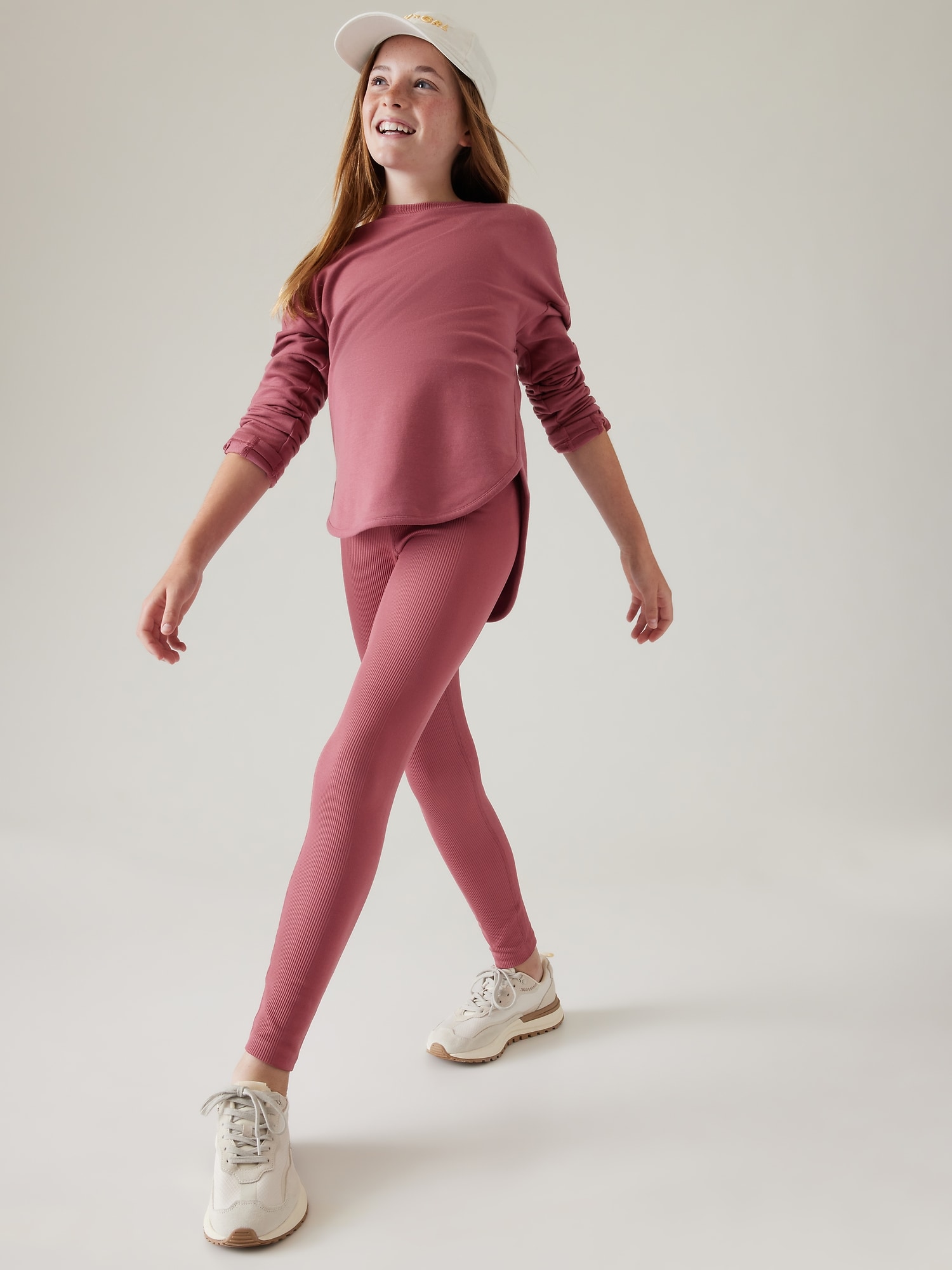 Athleta NWT Elation Rib Trim 7/8 Tight Leggings - Size 3X Pink - $75 (15%  Off Retail) New With Tags - From Sarah