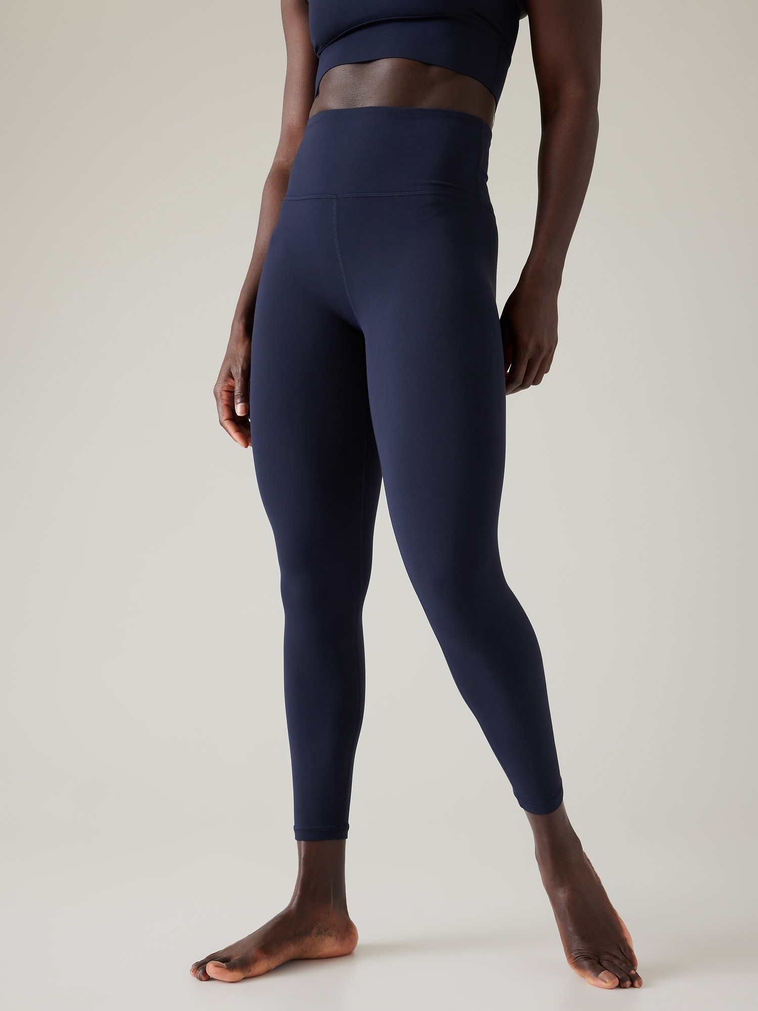 ATHLETA Ultra High Rise Elation 7/8 Tight S Tall ST NAVY NWT #599750 Workout