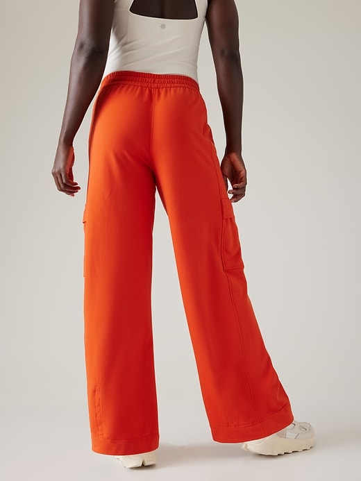 Image number 3 showing, Retroterry High Rise Wide Leg Cargo Pant