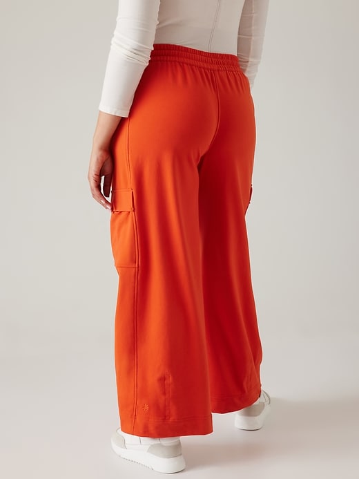 Image number 6 showing, Retroterry High Rise Wide Leg Cargo Pant